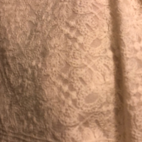 Cream max studio lace and tule skirt - Picture 5 of 5